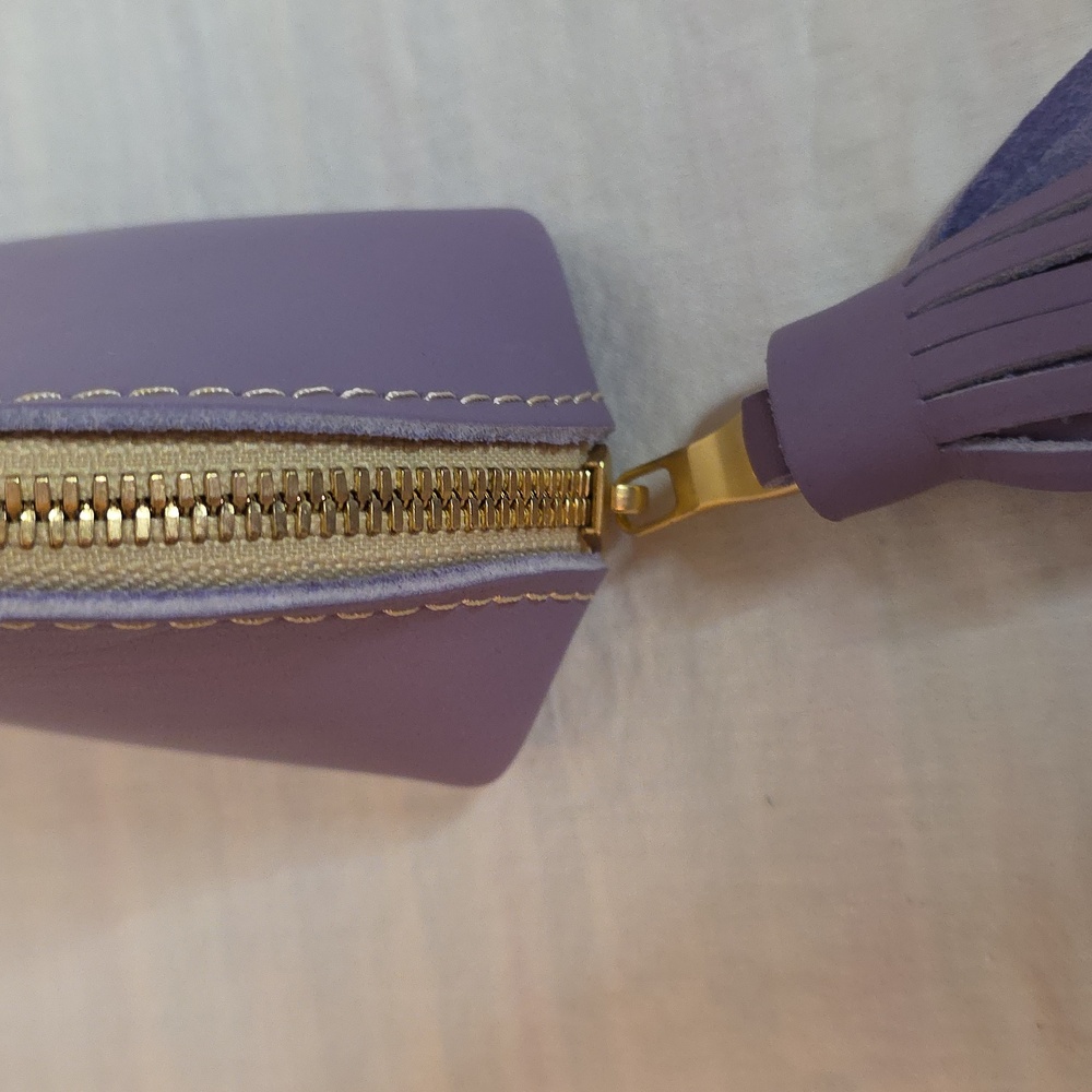Portland Leather Taco Pouch With Tassel - Picture 7 of 7